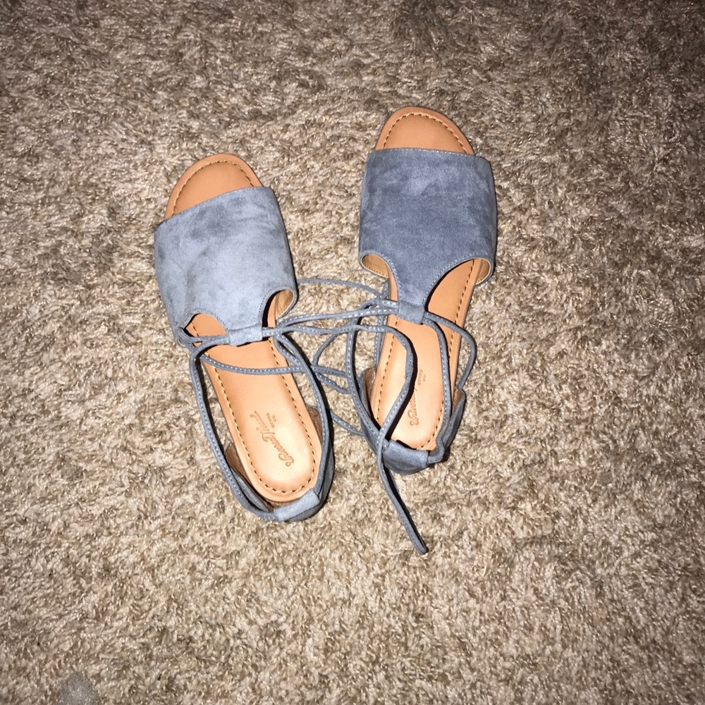 Dusty Blue Sandals